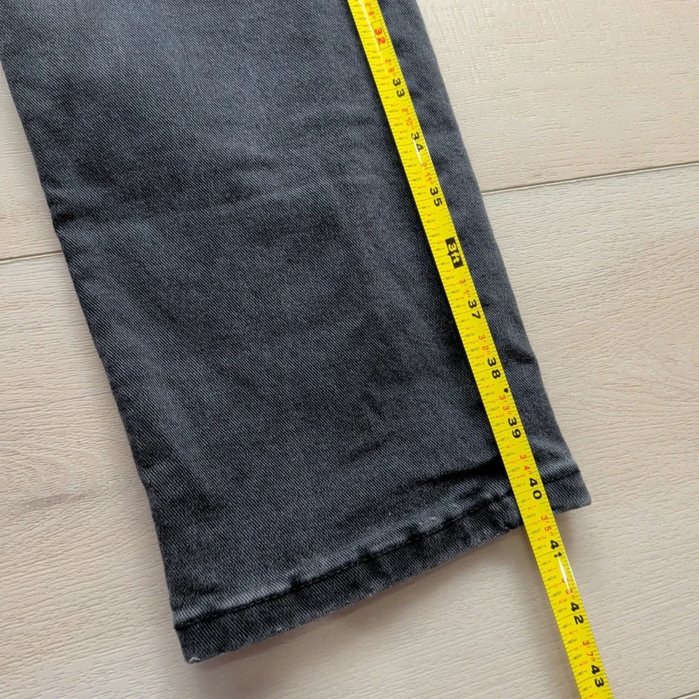 Mott & Bow Slim Stone Jeans Mens 31x32 Faded Black Stonewash Denim Pants Stretch